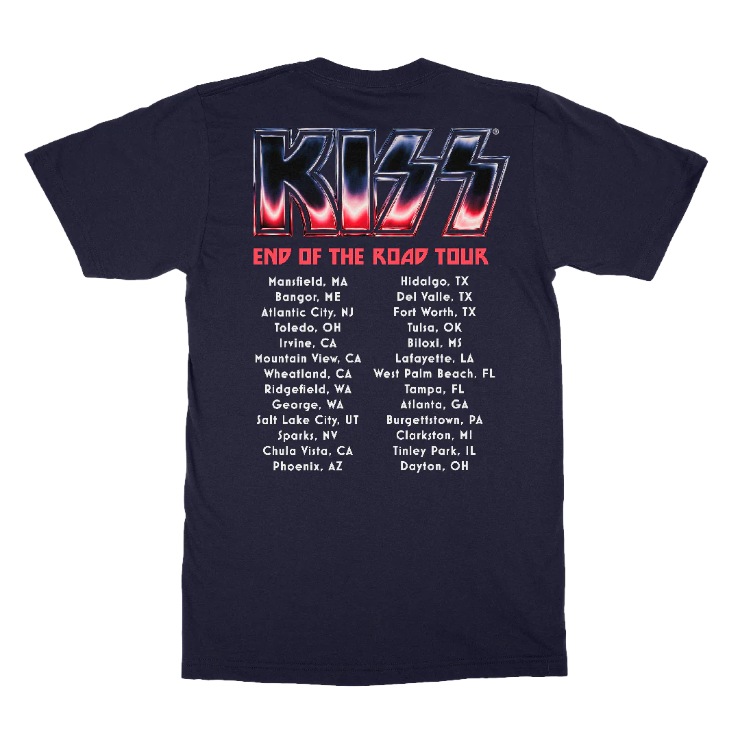 2021 Chrome Navy Tour T-Shirt - Image 3