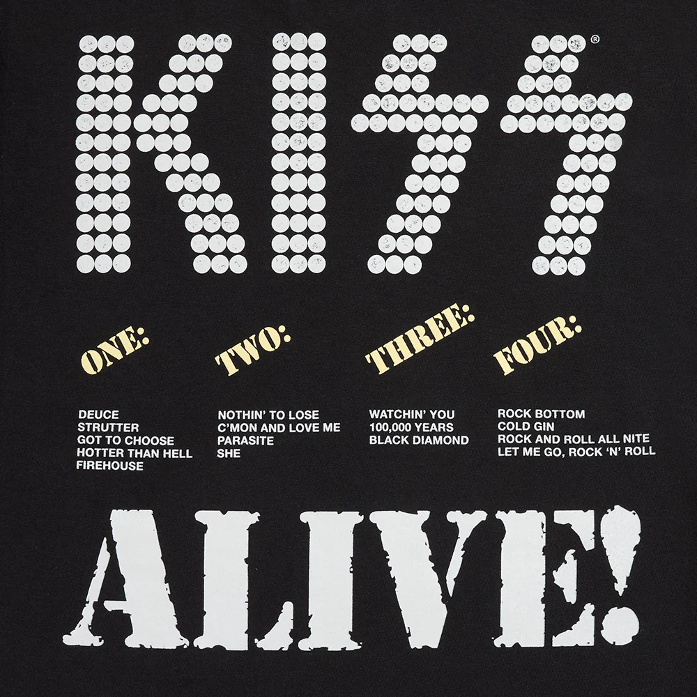 Alive! 50th Anniversary Super Deluxe 8LP + Blu-ray Audio + ALIVE! Track List T-Shirt - Image 5