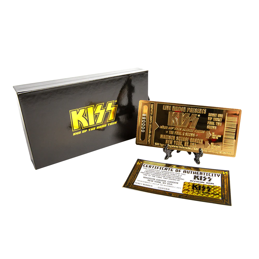 Limited Edition KISS Final Shows Golden Ticket - Image 6
